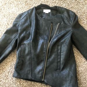 Helmut Lang lamb skin leather jack